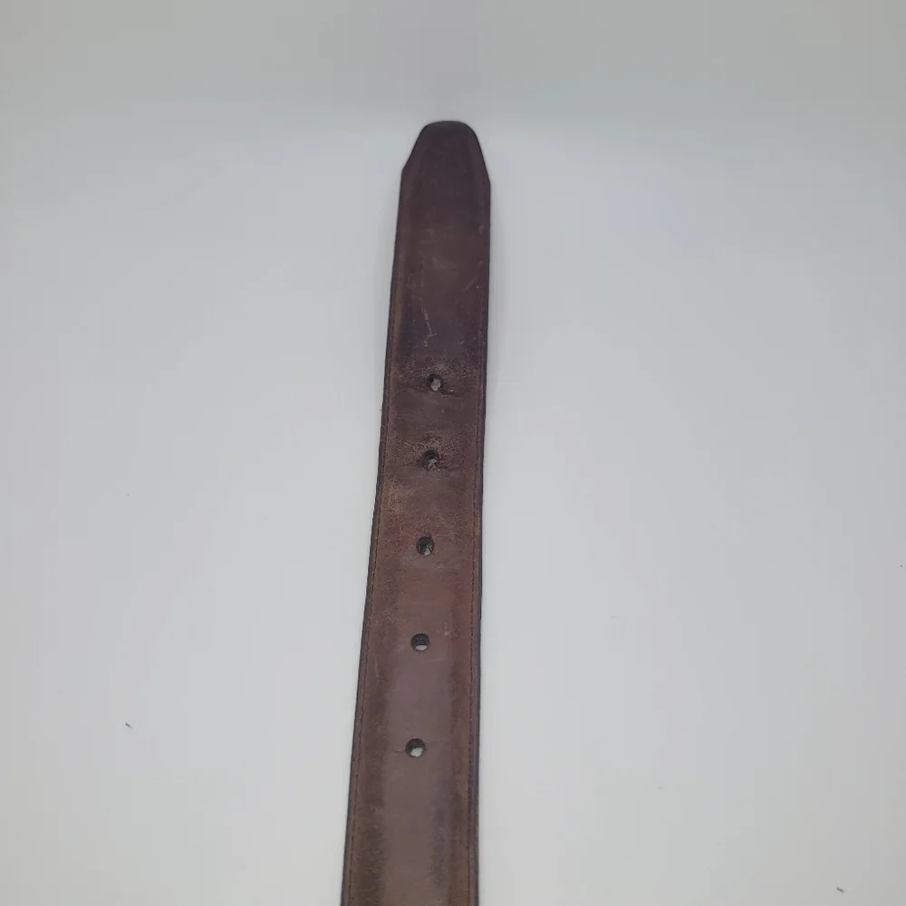 Oiled Chamois Cowhide Belt